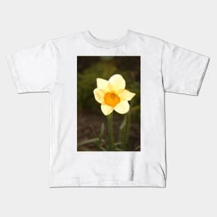 Yellow Daffodil Kids T-Shirt